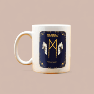 Mug rune viking Mannaz