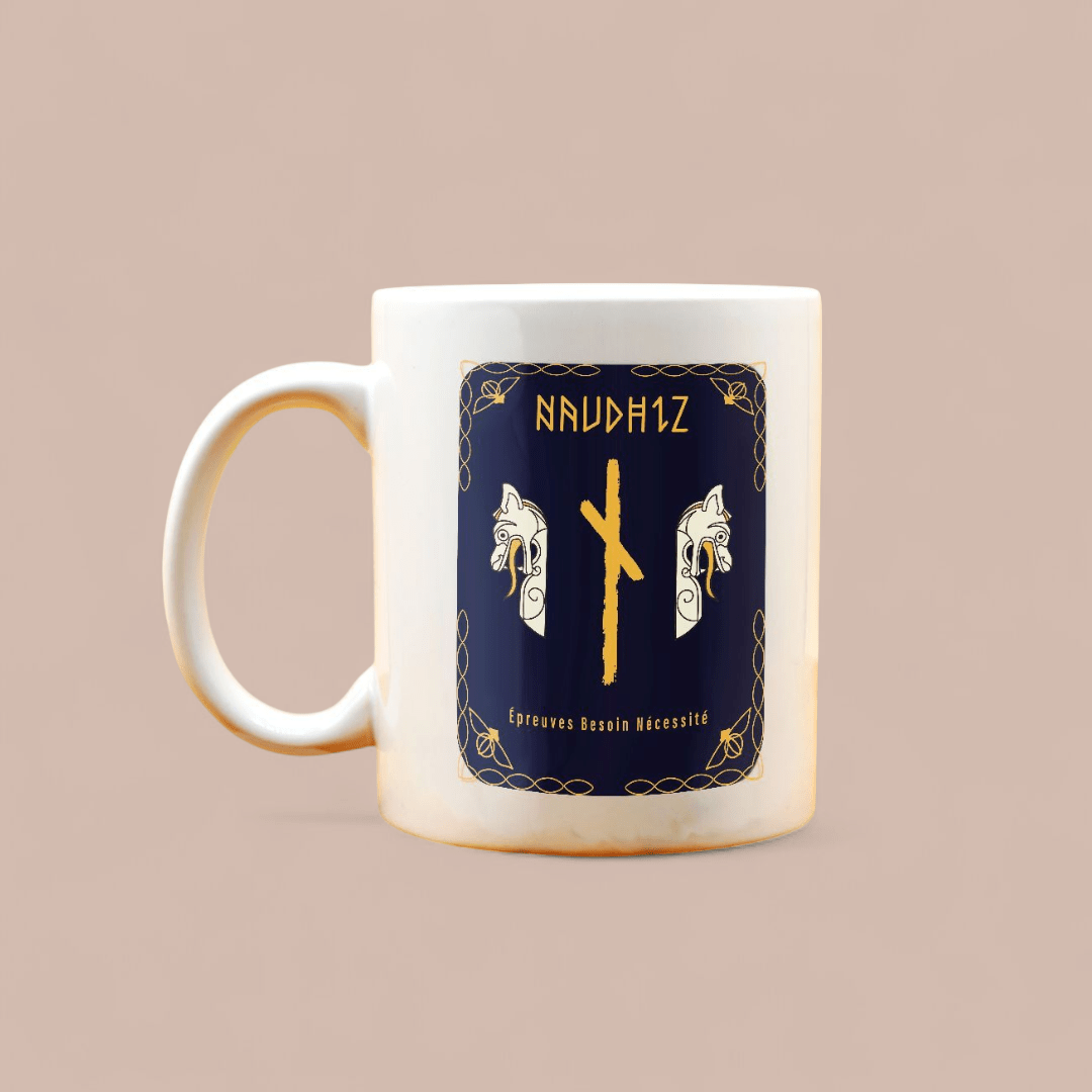 Mug rune viking Naudhiz