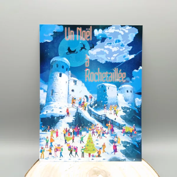 plaque décorative métallique noel