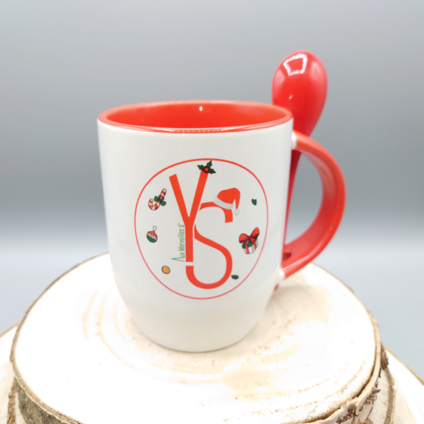 Mug verso cuillère noel