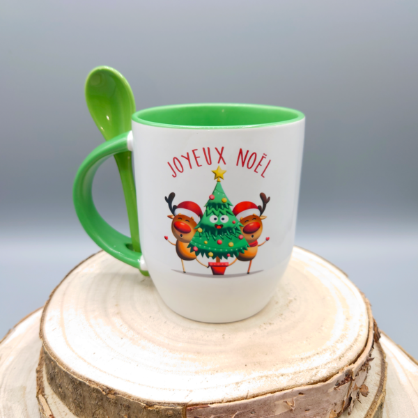 mug-cuillère-renne-et-sapin-vert