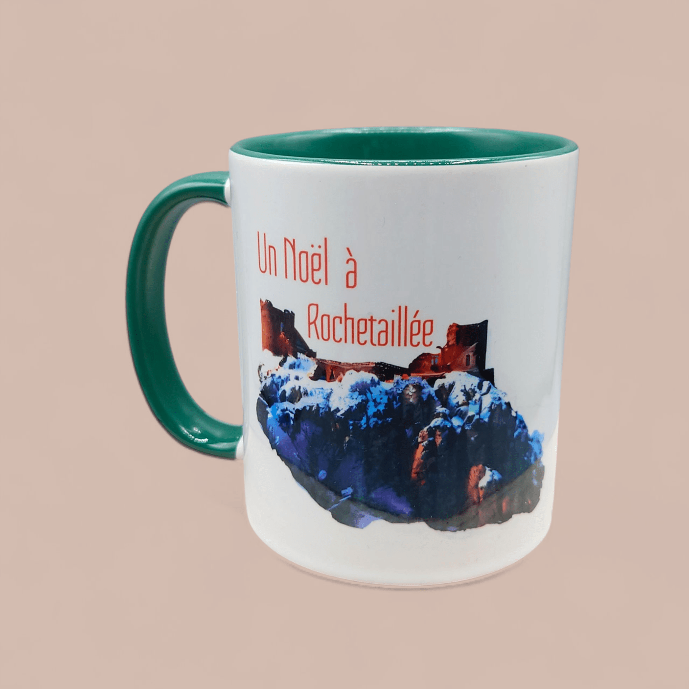 Mug Noël Château vert