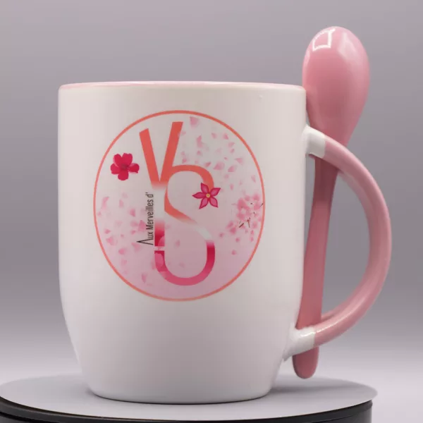 mug "fleur de cerisier" verso