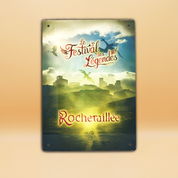 Plaque Festival des Légendes Ensoleillée