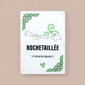 Plaque Festival des Légendes Noeuds celtiques