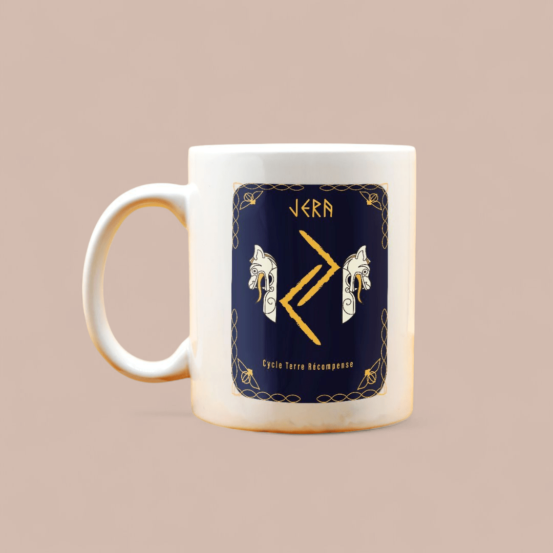 Mug rune viking Jera