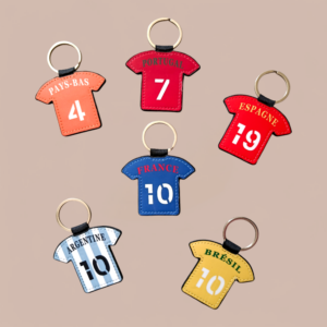 porte-clés maillots pays