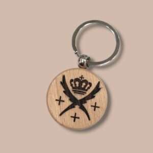 Porte clés sainté bois Armoiries